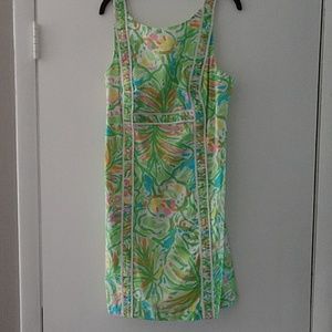 Tropical Multi colored summer mini dress